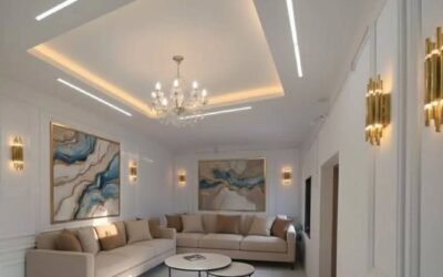 ديكورات جبس بورد حي العارض | أحدث تصاميم الأسقف المودرن والإضاءة المخفية بشمال الرياض