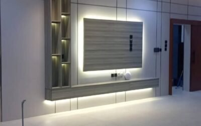 ديكورات شاشات حي العارض | أحدث خلفيات التلفزيون المودرن والفخمة بشمال الرياض
