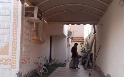 مظلات مداخل حي الحمراء | أحدث تصاميم مظلات الممرات والفلل المودرن بشرق الرياض